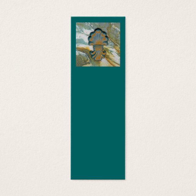 Blue Ocean Mini-Bookmark Litet Visitkort (Framsidan)