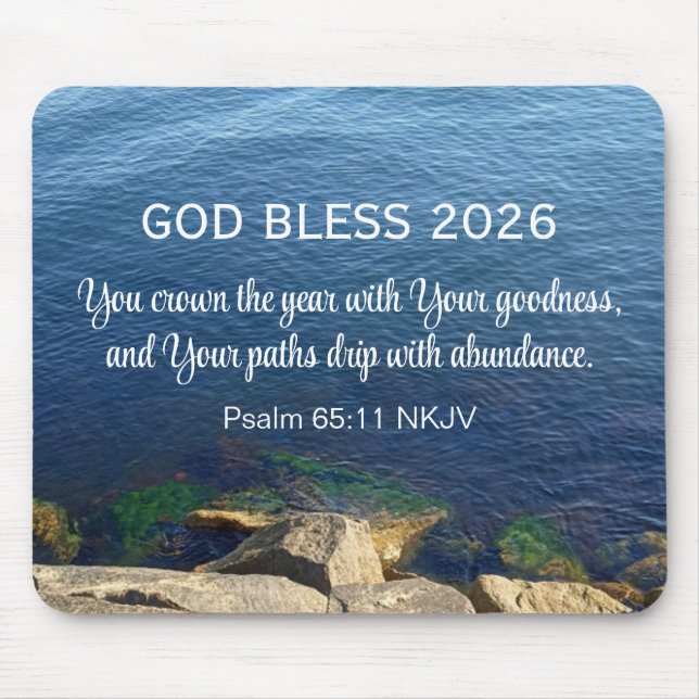 Blue Ocean Photo Blessed New Year 2026 Christian Musmatta (Framsidan)