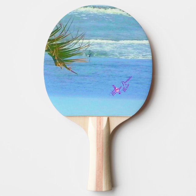 Blue Ocean Rosa Pong Paddle Pingisracket (Framsidan)
