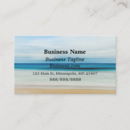 Blue Ocean Vågar och Sandy Shore Simple Business Visitkort