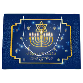 Blue och Golden Decorative Hanukkah