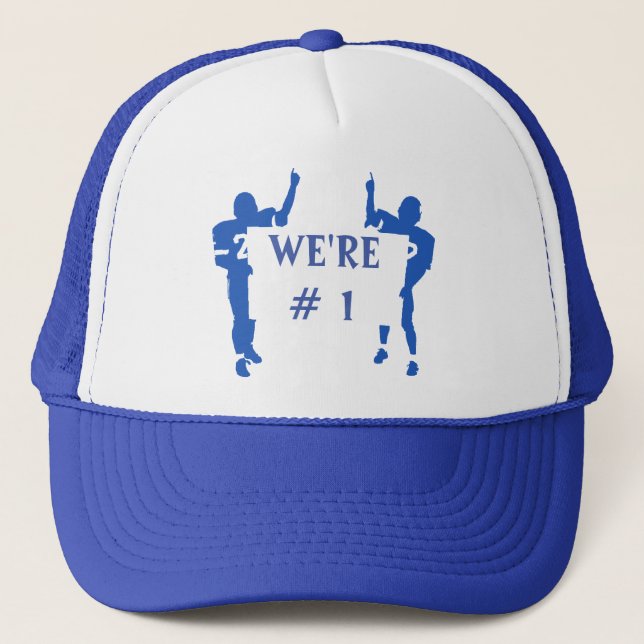 BLUE OCH WHITE FOOTBALL KEPS (Framsida)