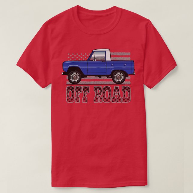 Blue OffRoad T Shirt (Design framsida)