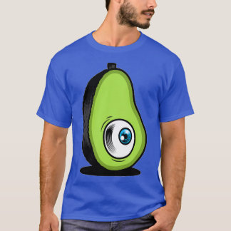 Blue Öga Avocado Fruit Segce Organic och Healthy F T Shirt