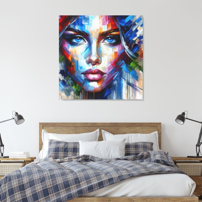 BLUE ÖGA CANVASTRYCK (Insitu (sovrum))