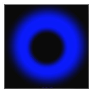 Blue Öga Eclipse Fototryck