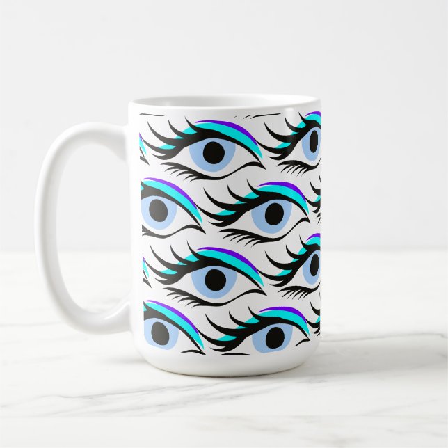 Blue öga kaffemugg (Vänster)