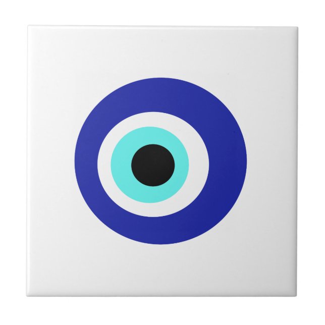 Blue öga kakelplatta (Framsidan)