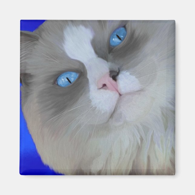 Blue Öga Magnet (Framsidan)