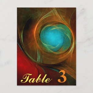Blue Öga Modern Abstrakt Fine Art Coola Mönster #1 Vykort