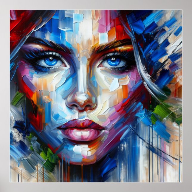 BLUE ÖGA POSTER (Framsidan)