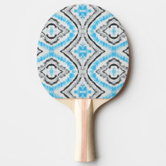 Blue Öga Shibori Tie Dye Rustic Mönster Pingisracket