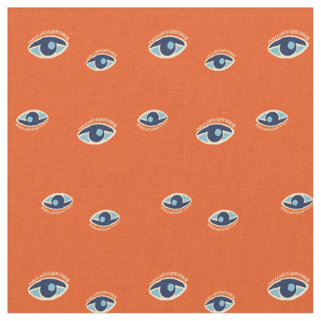 Blue Öga Tyg (Närbild)