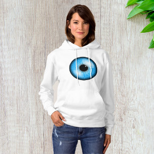 Blue Öga Womens Hoodie T Shirt