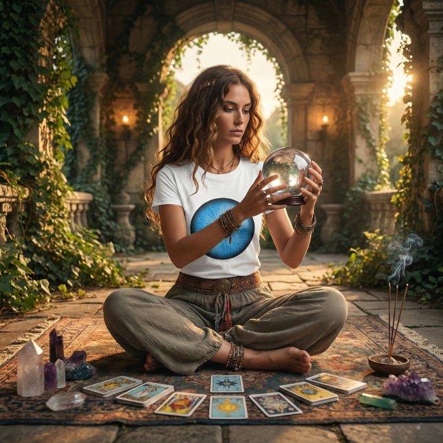 Blue Öga Womens T-Shirt (Skapare uppladdad)