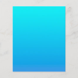 Blue Ombre Background Flygblad