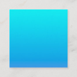 Blue Ombre Background Fyrkantigt Visitkort