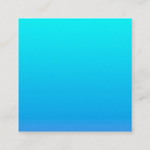 Blue Ombre Background Fyrkantigt Visitkort