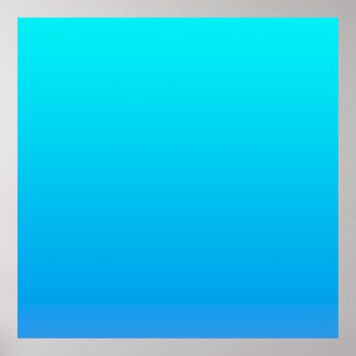 Blue Ombre Background Poster
