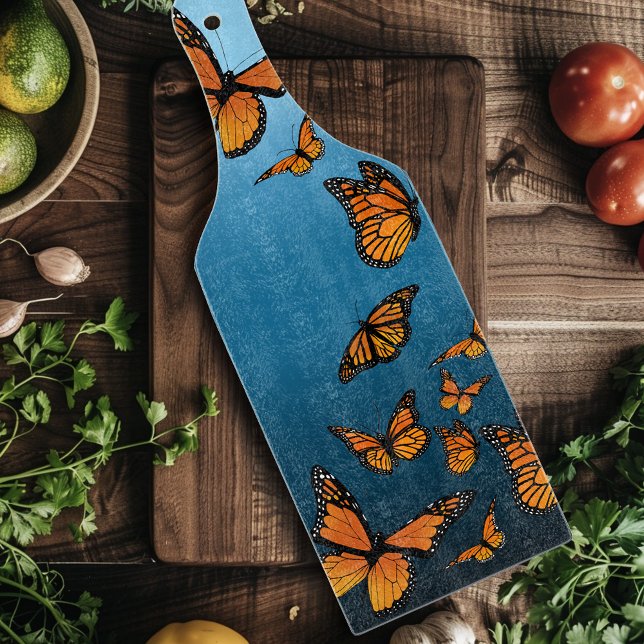 Blue Ombre Monarch Butterflies (Skapare uppladdad)