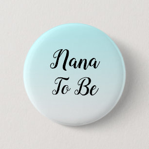 Blue Ombre Nana som ska bli babystöttgåva Knapp