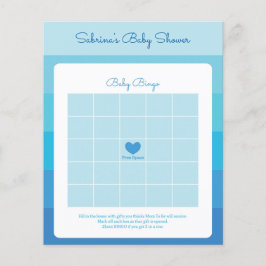 Blue Ombre Rand Baby Shower Games