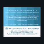 Blue Ombre Rand, Painter & Decorator Flygblad<br><div class="desc">Blue Ombre Rand,  Painter & Decorator Advertising Flyer från Affärskortet Store.</div>