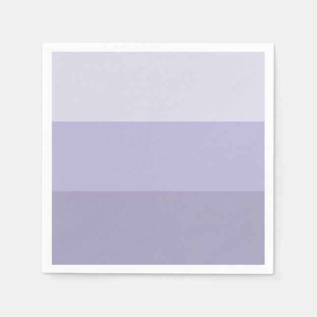 Blue Ombre Stripe Pappersservett (Framsidan)