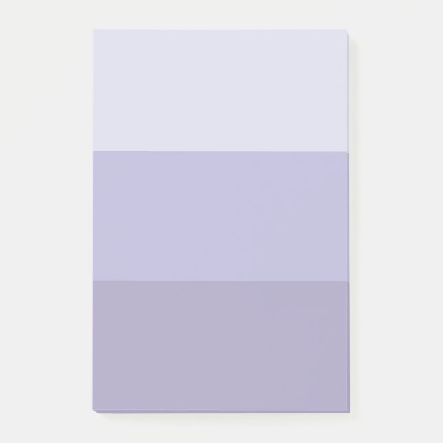 Blue Ombre Stripe Post-it Block (Framsida)