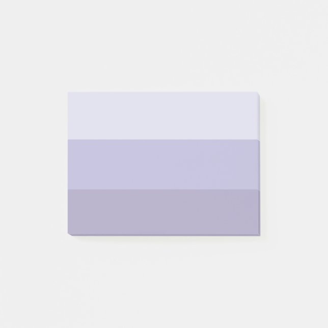 Blue Ombre Stripe Post-it Block (Framsida)