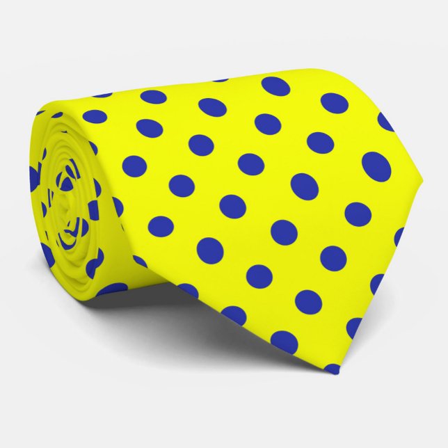 Blue On Yellow Polka Dots Pattern Design  Slips (Skapare uppladdad)