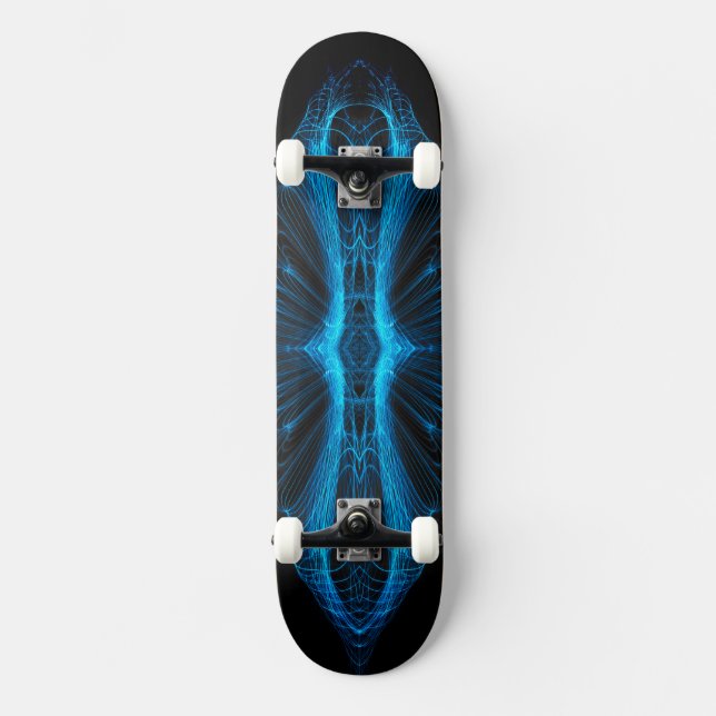 Blue One Mini Skateboard Bräda 18,5 Cm (Framsida)
