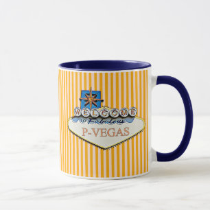 Blue Orange P-Vegas Platteville Wisconsin Mugg