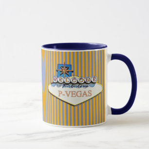 Blue Orange P-Vegas Platteville Wisconsin Mugg