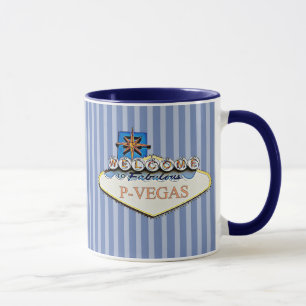 Blue Orange P-Vegas Platteville Wisconsin Mugg