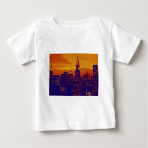 Blue Orange Pop Art New York City Tröja