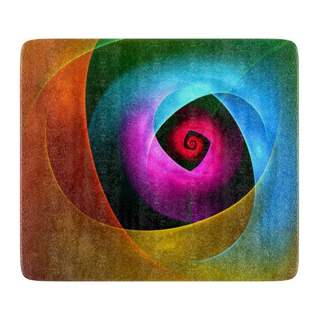 Blue Orange Rosa Modern Abstrakt Art Mönster #24 (Framsidan)