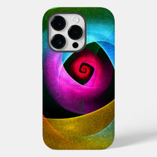 Blue Orange Rosa Modern Abstrakt Art Mönster #24