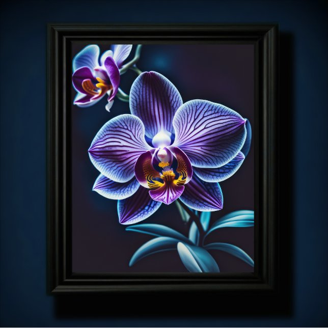 Blue Orchid II Poster (Skapare uppladdad)