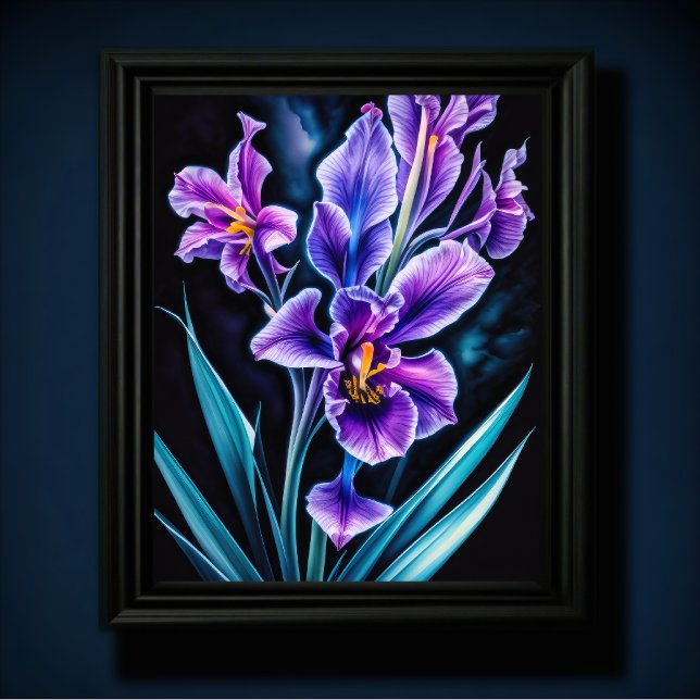 Blue Orchid Poster (Skapare uppladdad)