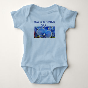 Blue Orchids Baby-Girl Bodykostym T Shirt