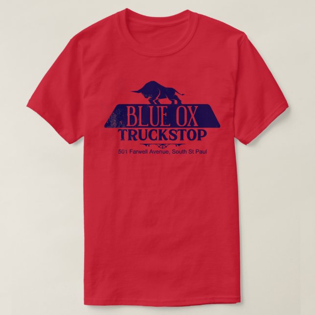 Blue Ox Truckstop från FARGO T Shirt (Design framsida)