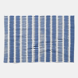 ’Blue Paint Strokes’ Kitchen Towel’ Kökshandduk