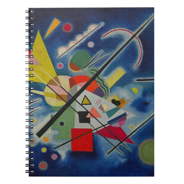 Blue Painting by Kandinsky Anteckningsbok Med Spiral (Framsidan)