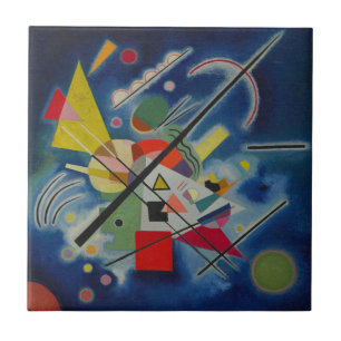 Blue Painting by Kandinsky Kakelplatta