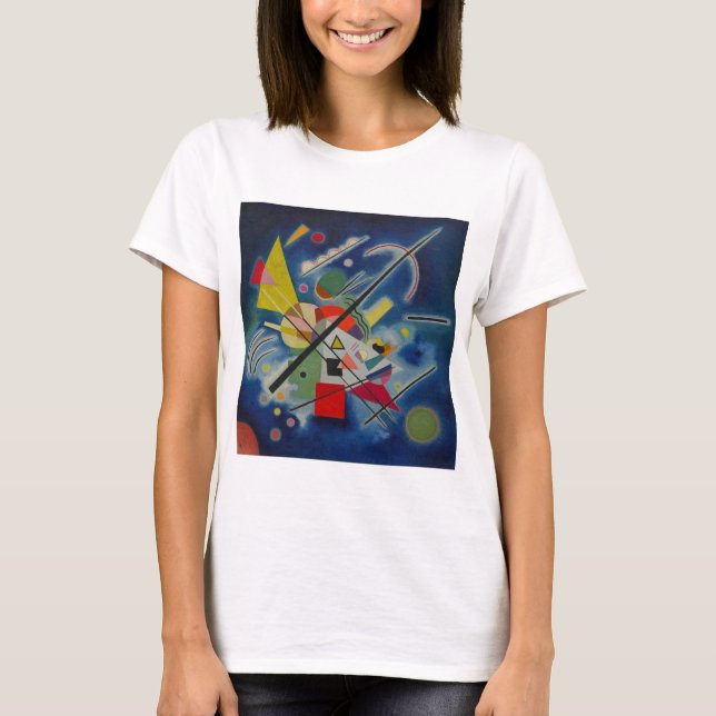 Blue Painting by Kandinsky T-shirt (Framsida)