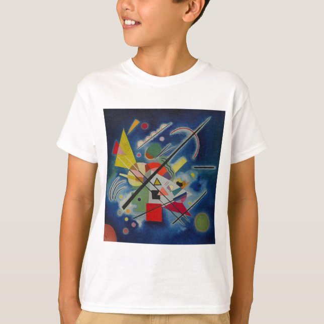 Blue Painting by Kandinsky T-shirt (Framsida)