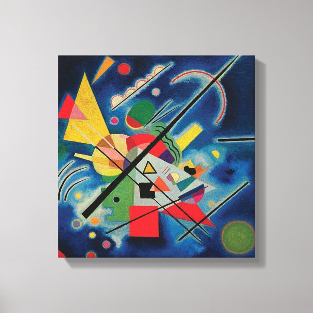 Blue Painting by Wassily Kandinsky Canvastryck (Framsida)