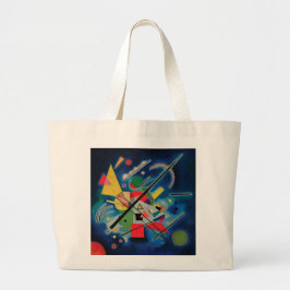 Blue Painting by Wassily Kandinsky Large Tote Bag Jumbo Tygkasse