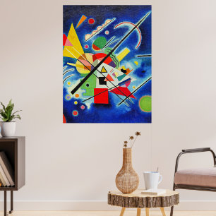 Blue Painting by Wassily Kandinsky Poster